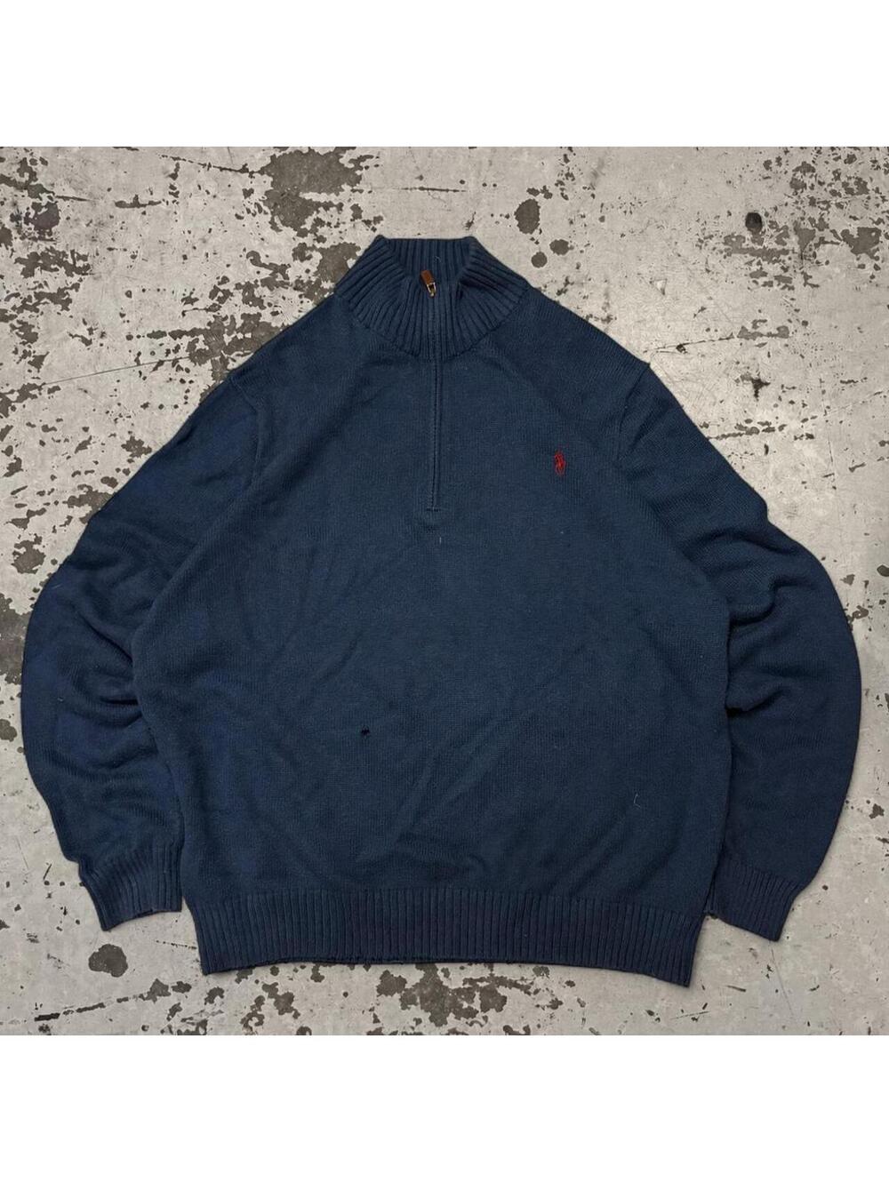 Mens Polo Ralph Lauren Quarter zip sweatshirt Size XXL
